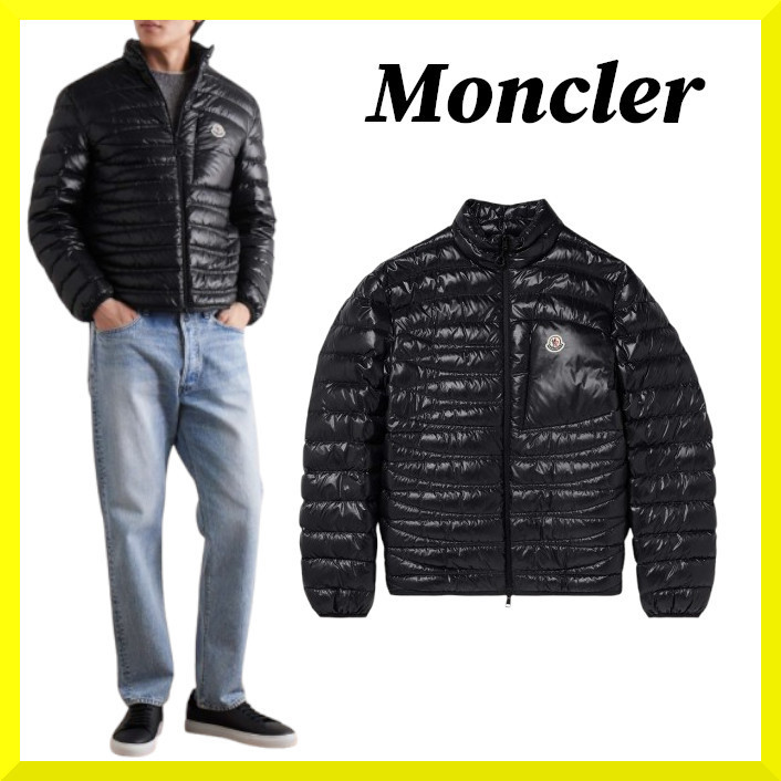Moncler☆関税込☆ロゴ ナイロンラッカーダウンジャケット