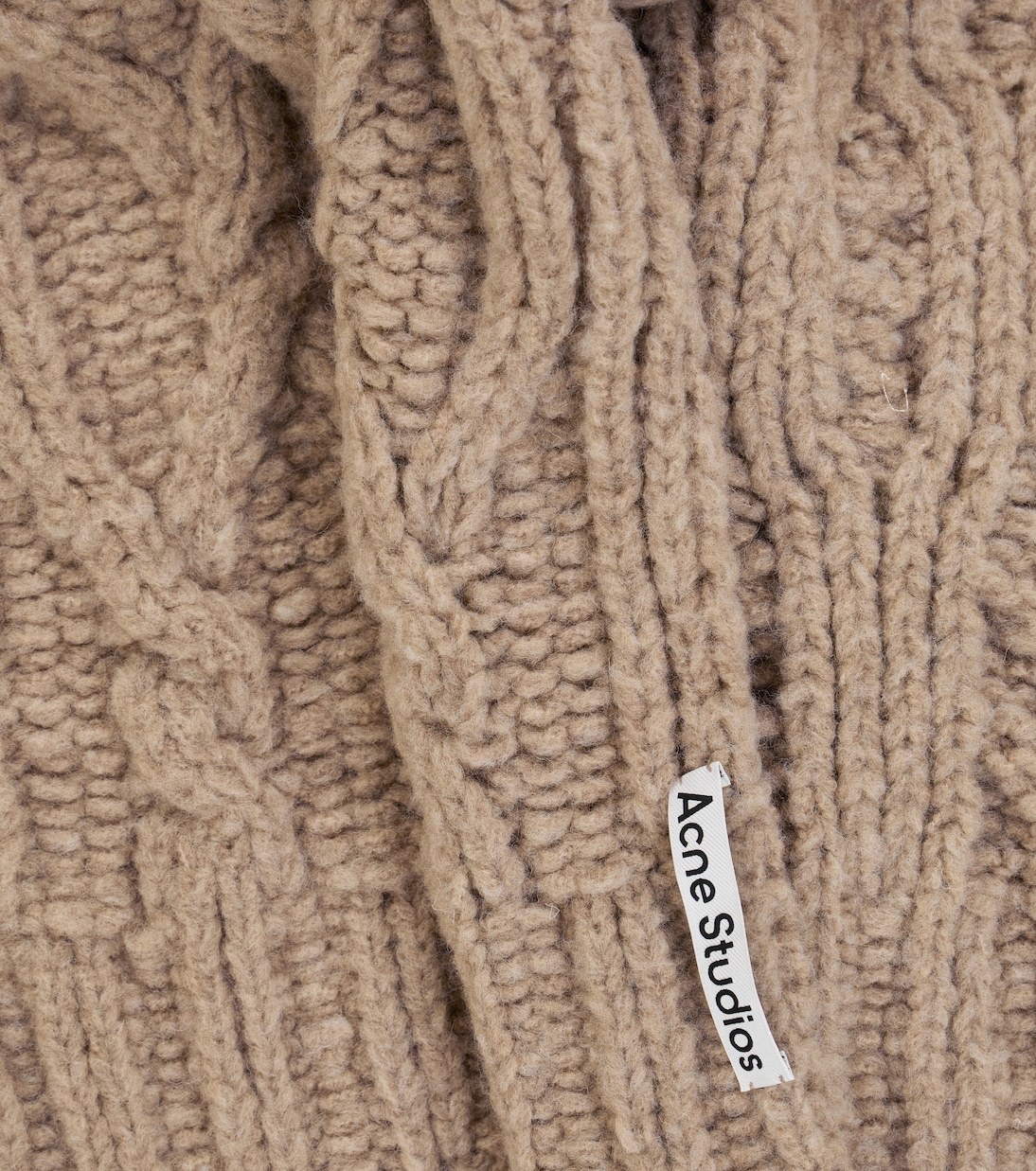 VIP価格■Acne Studios■ケーブル編みウール混スカーフ VIP価格□Acne Studios□ケーブル編みウール混スカーフ (Acne