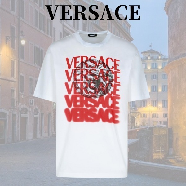 ★関税込み★【VERSACE】コットン Tシャツ