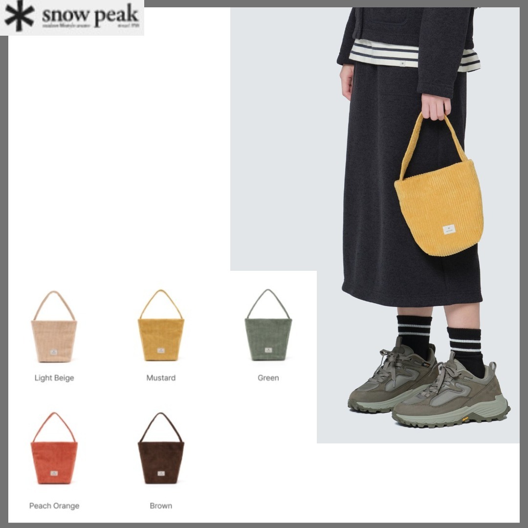 SNOWPEAK■Corduroy Micro Tote Bag ■送料込