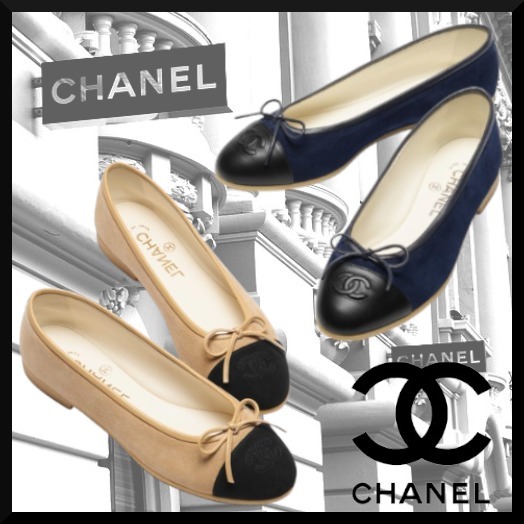 ☆柔らかく上質☆【CHANEL】バレエ フラットシューズ