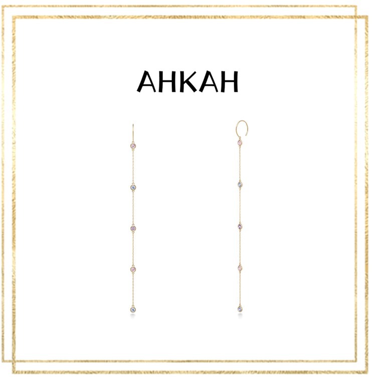 AHKAH アーカー ピアス ヌーディーサンクサファイア 18K 国内発 AHKAH アーカー ピアス ヌーディーサンクサファイア 18K 国内発