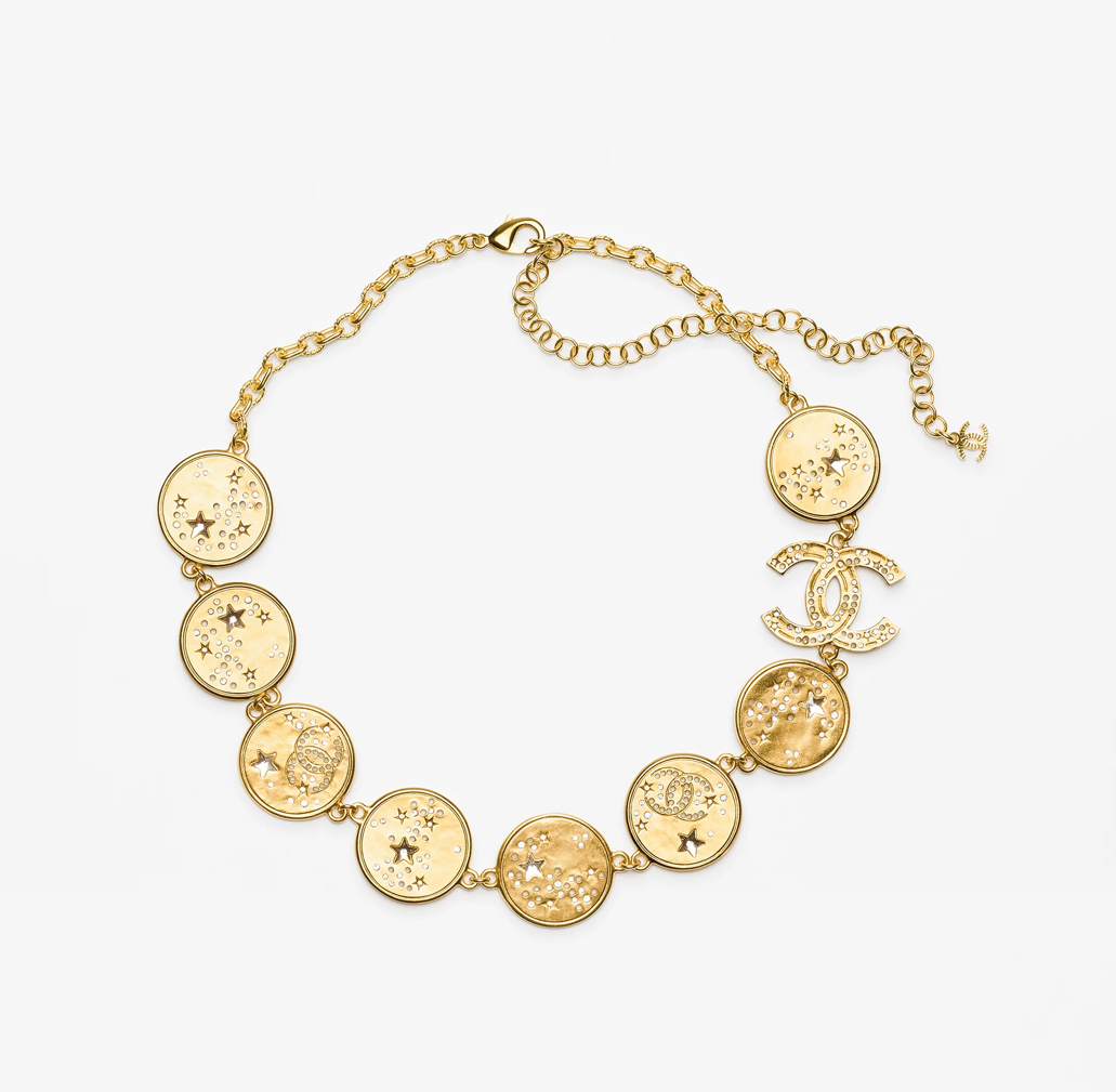 《24K》輝く首元に♪【CHANEL】ネックレス スター CCマーク