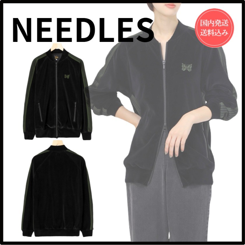 おしゃれ素材☆【Needles】ベロアトラックジャケット送料込み