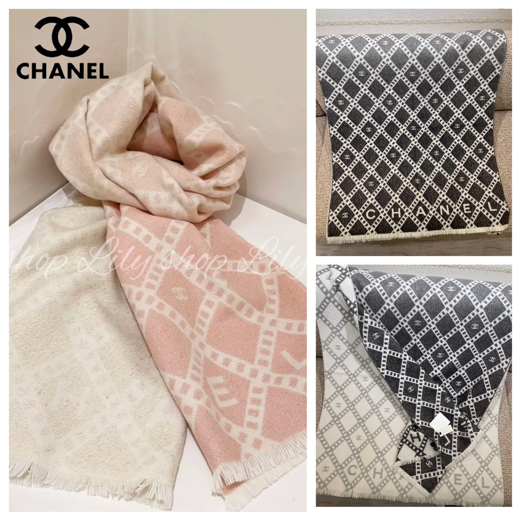 寒い時期も可愛くお洒落に◎【CHANEL】ストール