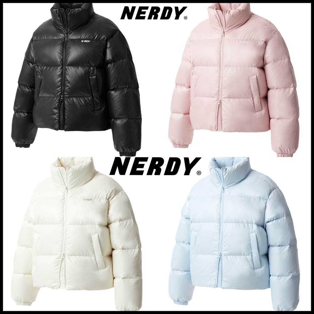 ★24FW★[NERDY] Women's Essential Glossy Down Jacket★大人気