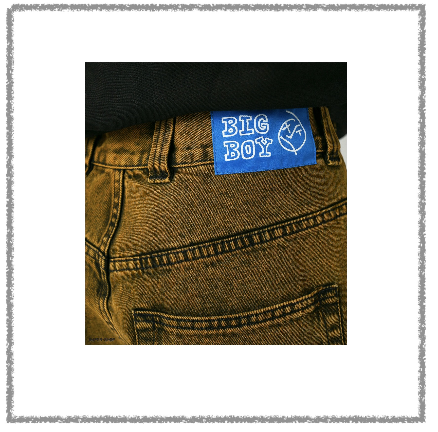 POLAR SKATE CO. BIG BOY JEANS PITCH BLACK 【 ポーラー ビッグ