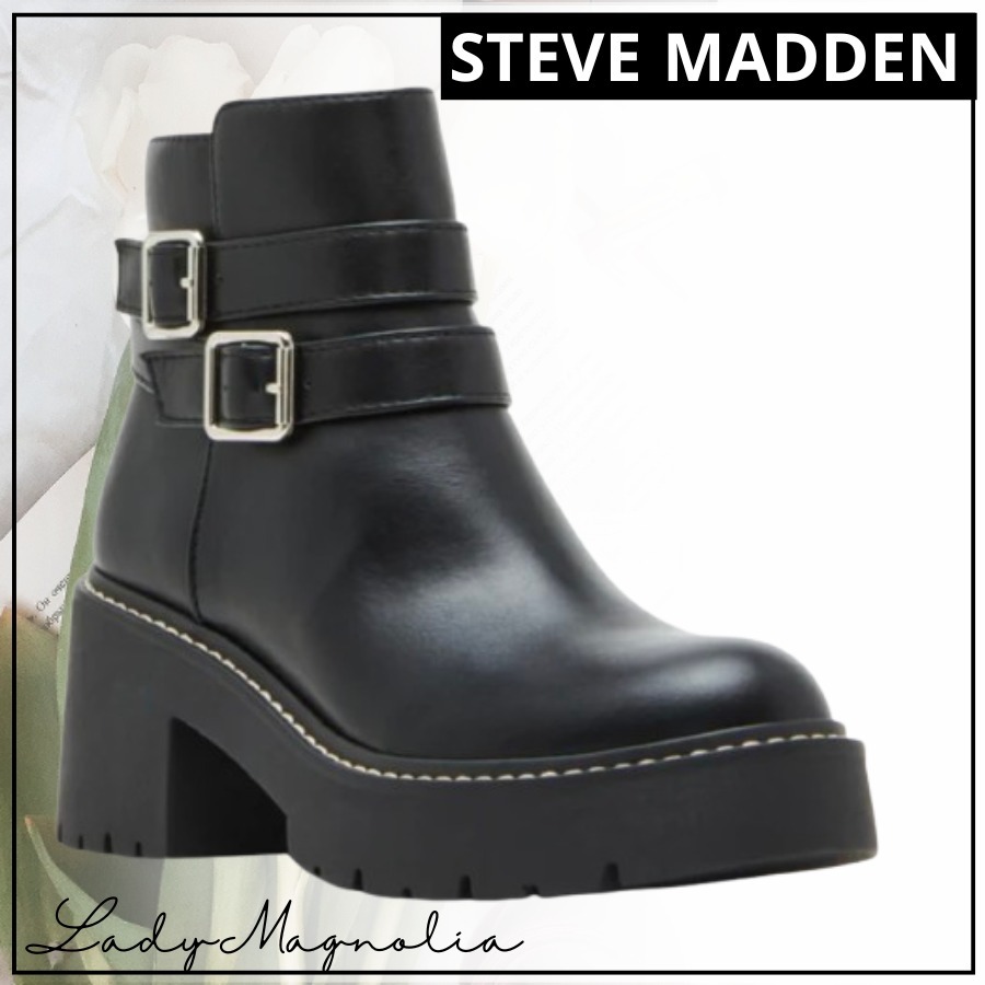 【追跡あり!】Steve Madden FROSTT バックル付きアンクルブーツ
