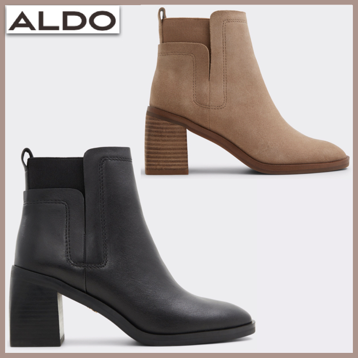 【ALDO】本革レザー★スエード★上品・美脚効果★アンクルブーツ