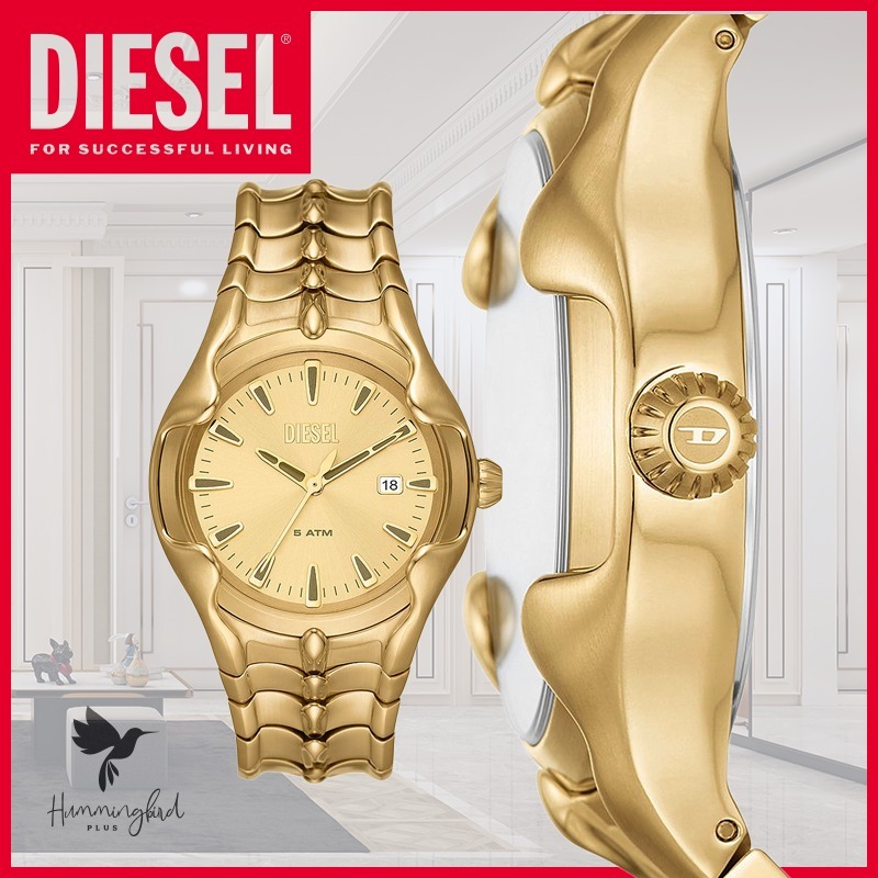 関送込【DIESEL】VERT Dバックル ウォッチ 腕時計