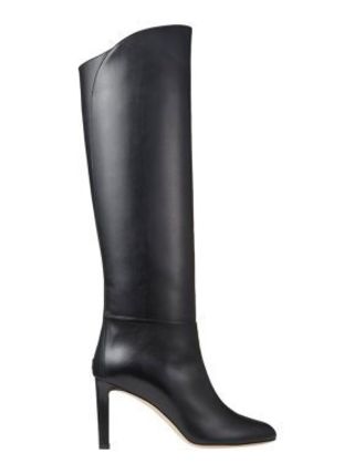 ジミーチュウ ニーハイブーツ ロングブーツ 黒 美品