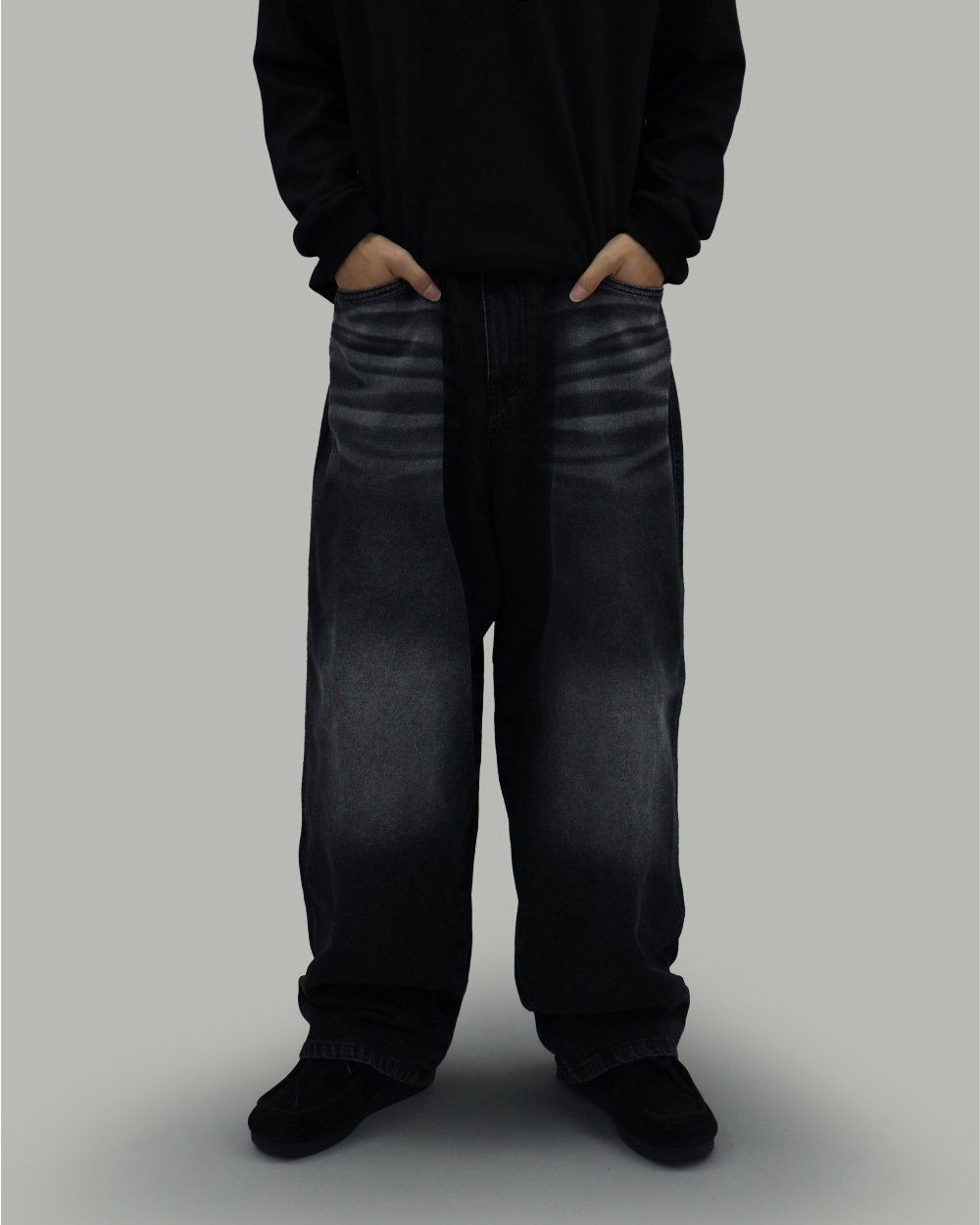 【SCENERITY】Crow Black Washed Denim Jeans WASHED BLACK DOVE JEANS – Aprilskateboards
