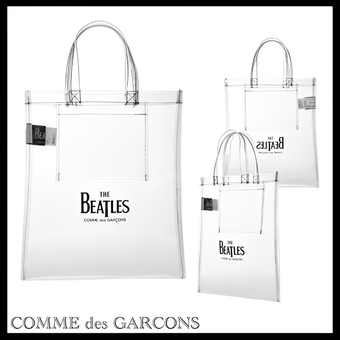 COMME des GARCONS 国内買付 The Beatles PVC Logo Printed Bag
