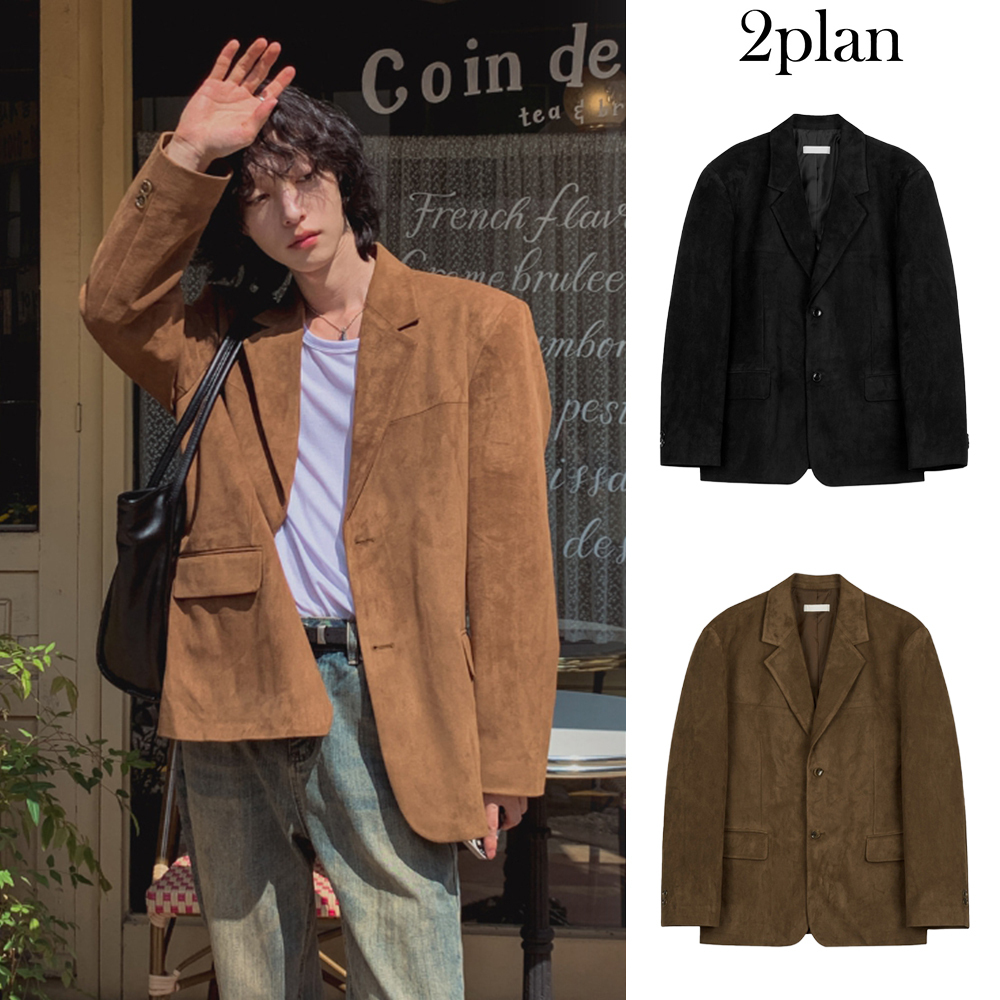 【2plan】Of Suede Blazer