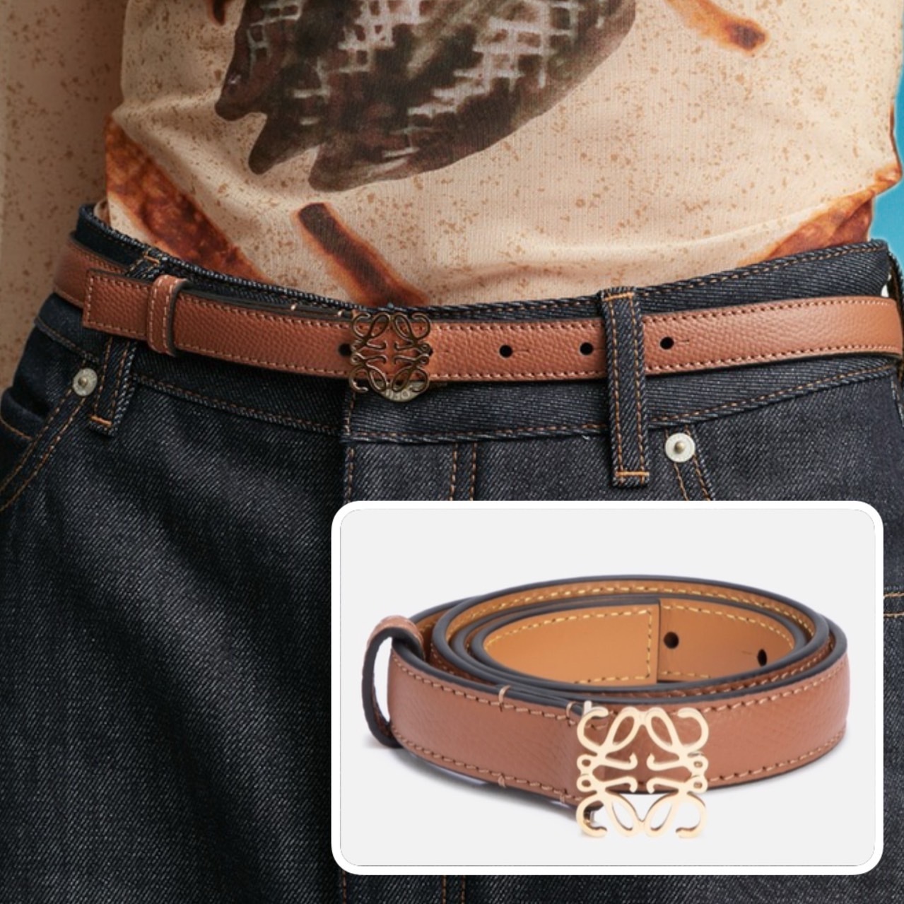 LOEWE Logo Belt★ロエベ ロゴ ベルト