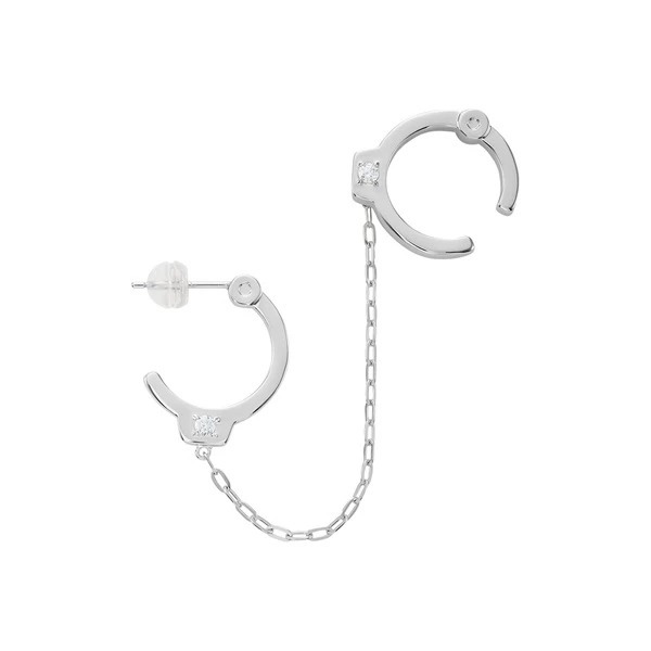 大人気!! Canal 4℃ K10 シルバーイヤーカフ ピアス/片耳用 大人気!! Canal 4℃ K10 シルバーイヤーカフ ピアス/片耳用