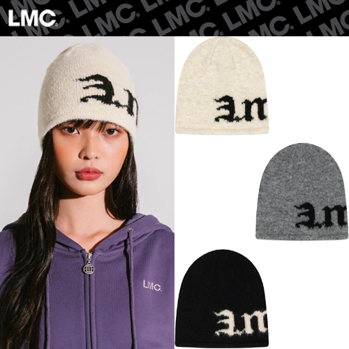 ★24-25FW新作★LMC★GOTHIC NAME KNIT BEANIE