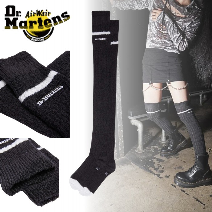 国内直営**Dr.Martens** ロング モール ソックス ニーハイ丈