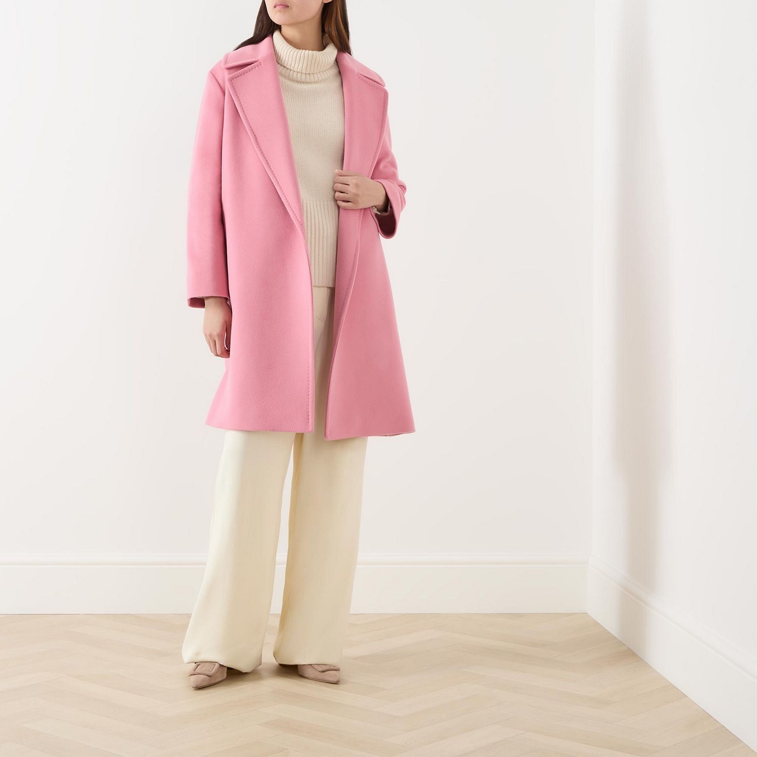 《送料無料》 Wool dressing gown coat TIGER