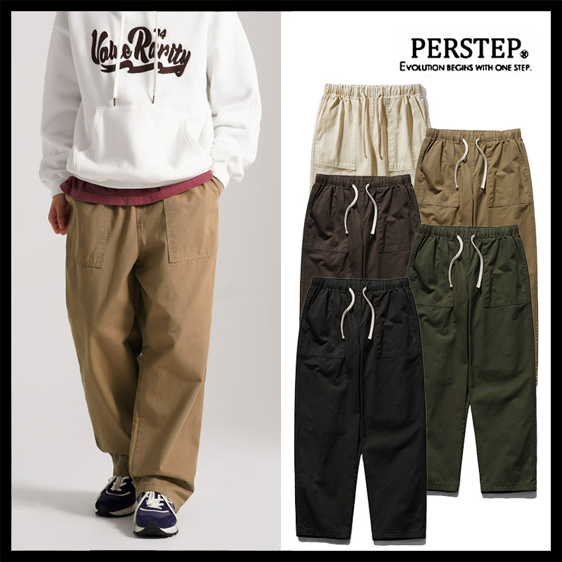 ★PERSTEP☆WASHED EASY FATIGUE PANTS★