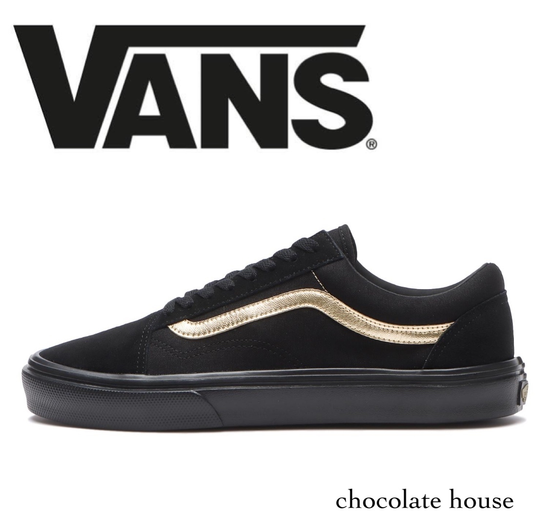 ◆VANS◆ヴァンズ OLD SKOOL LITE V36 LITE BLACK/BLK/GOLD