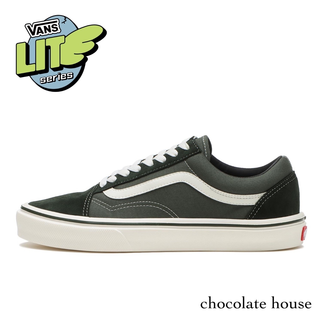 ◆VANS◆ヴァンズ OLD SKOOL LITE V36 LITE GREEN/WHISPER