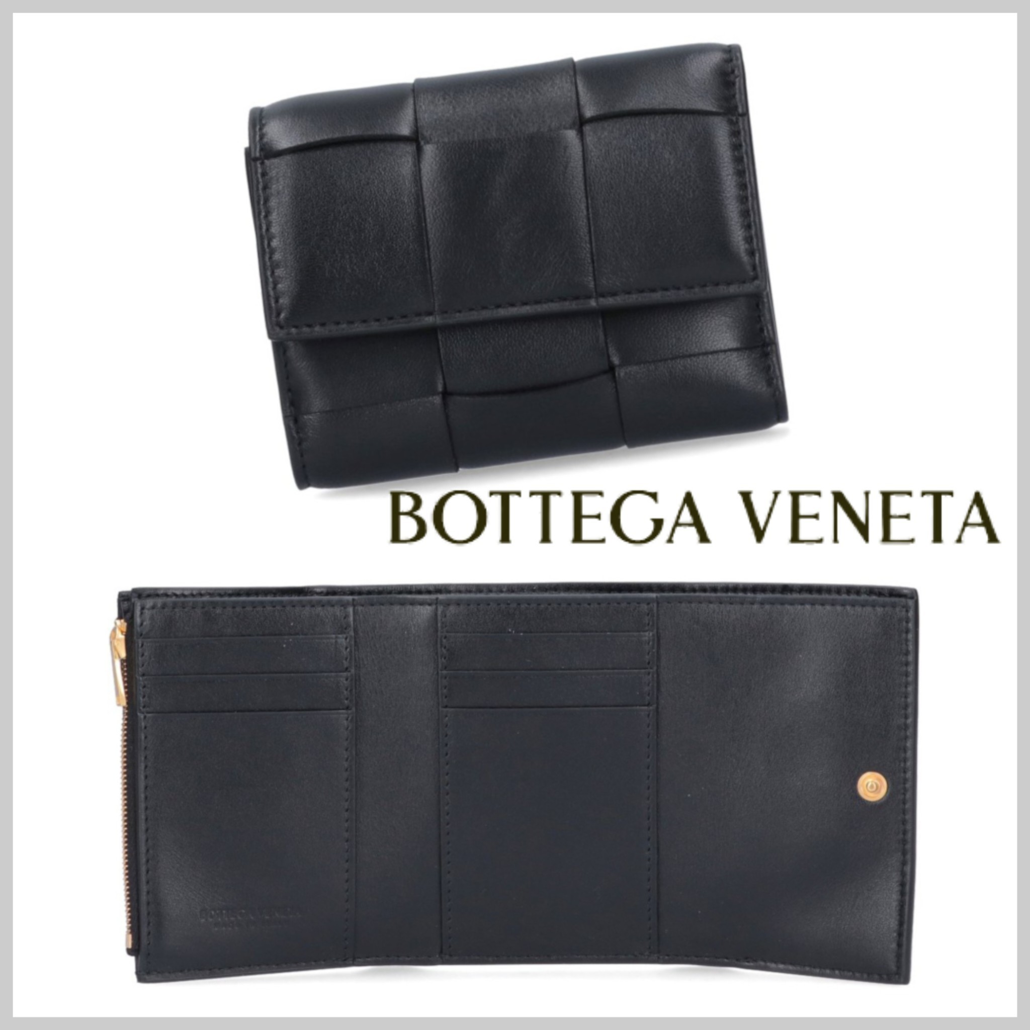 【 SALE】Bottega Veneta イントレチャート折財布