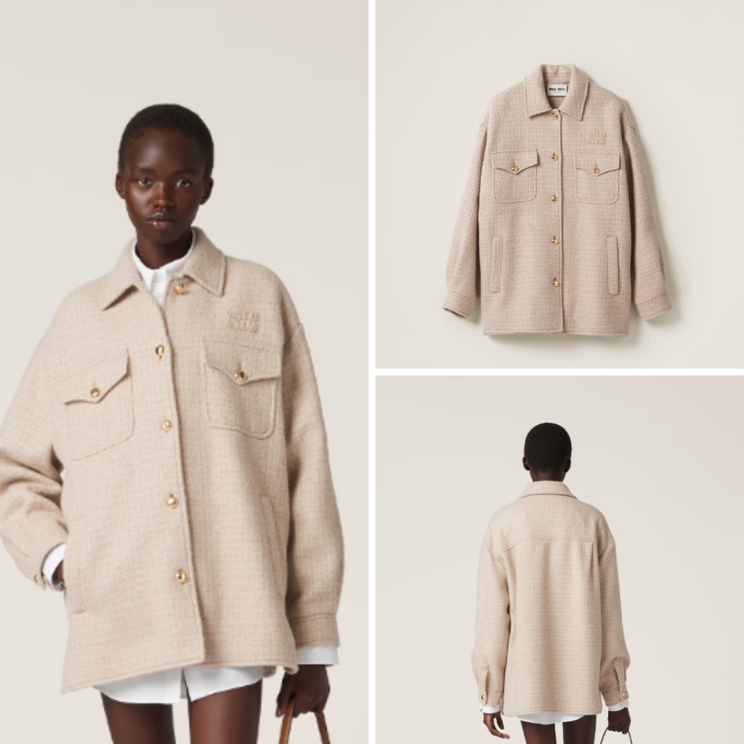 《送料無料》 MIU MIU Wool Blouson
