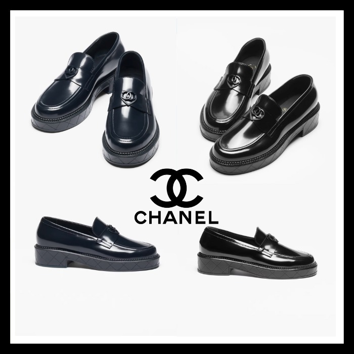【24-25AW最新作♪】CHANEL CCロゴ ローファー