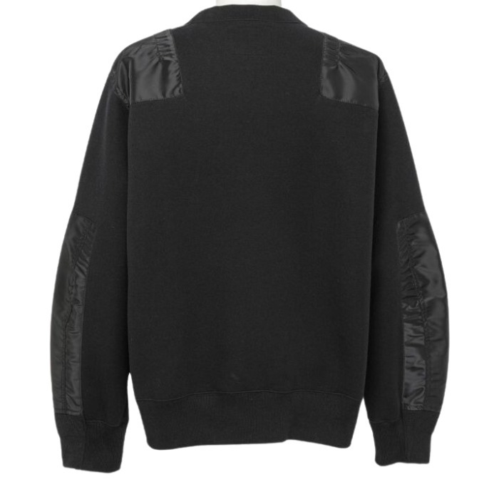 サカイ》スポンジ スウェット クルーネック プルオーバー (sacai