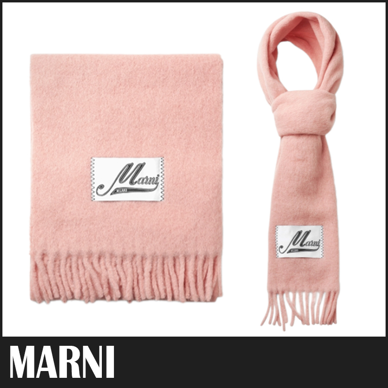 ☆送料関税込☆MARNI マルニ ラベル アルパカ マフラー ストール