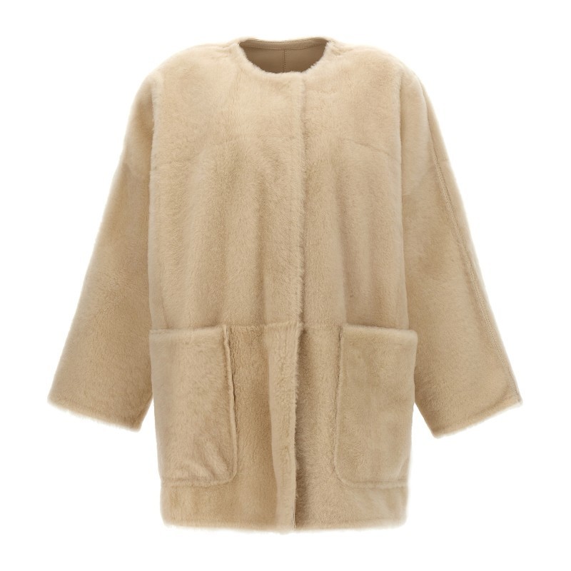 ジャケット Max Mara 'Santos' reversible sheepskin jacket (SANTOS 001)