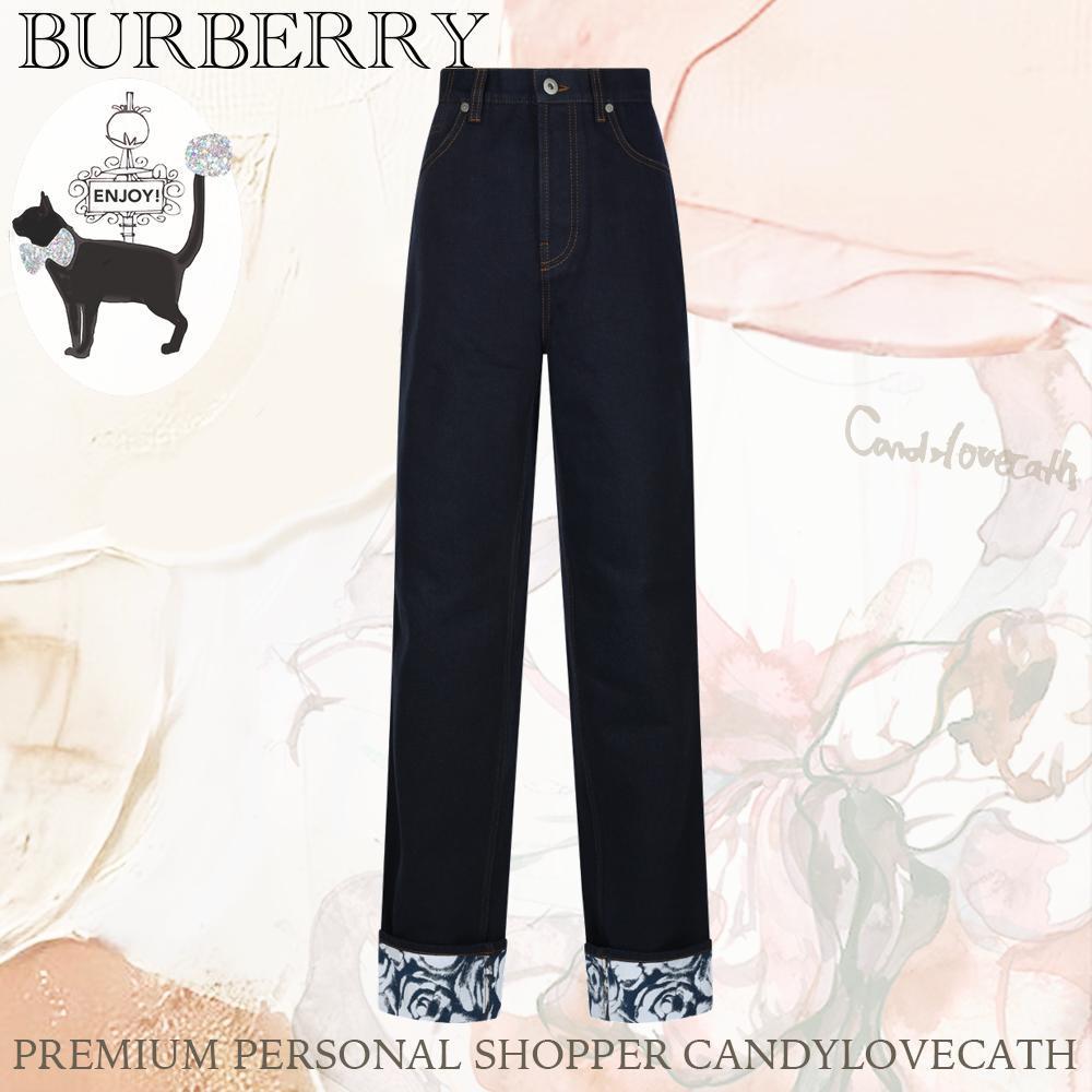 デニム・ジーパン BURBERRY DARK BLUE COTTON DENIM JEANS