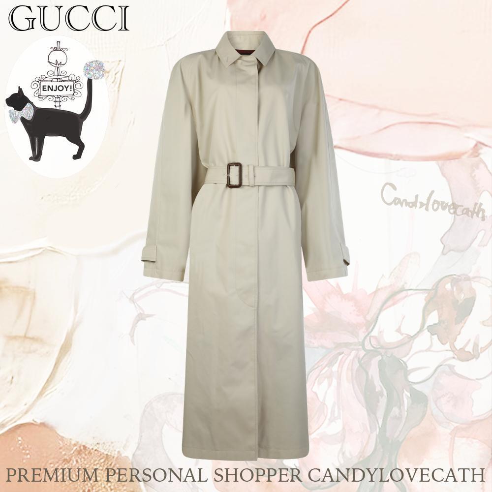 コート GUCCI ICE COTTON BLEND TRENCH COAT