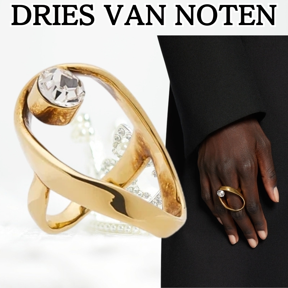 DRIES VAN NOTEN*いつもありがとう*ウェーブ ジュエル リング