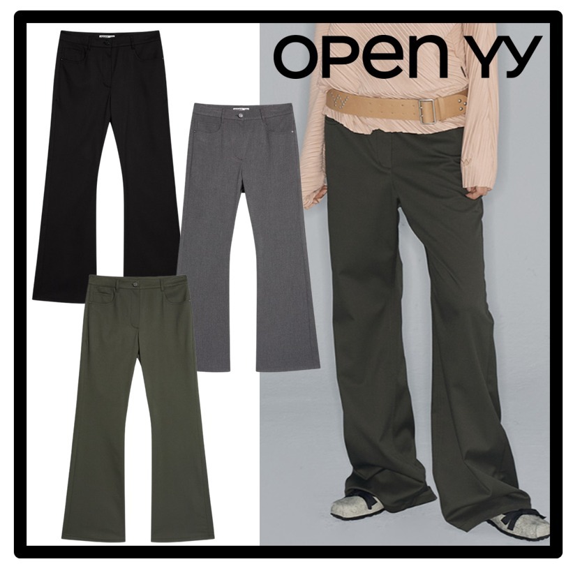 ★送料・関税込★OPEN YY★24FW LOOSE BOOTCUT★