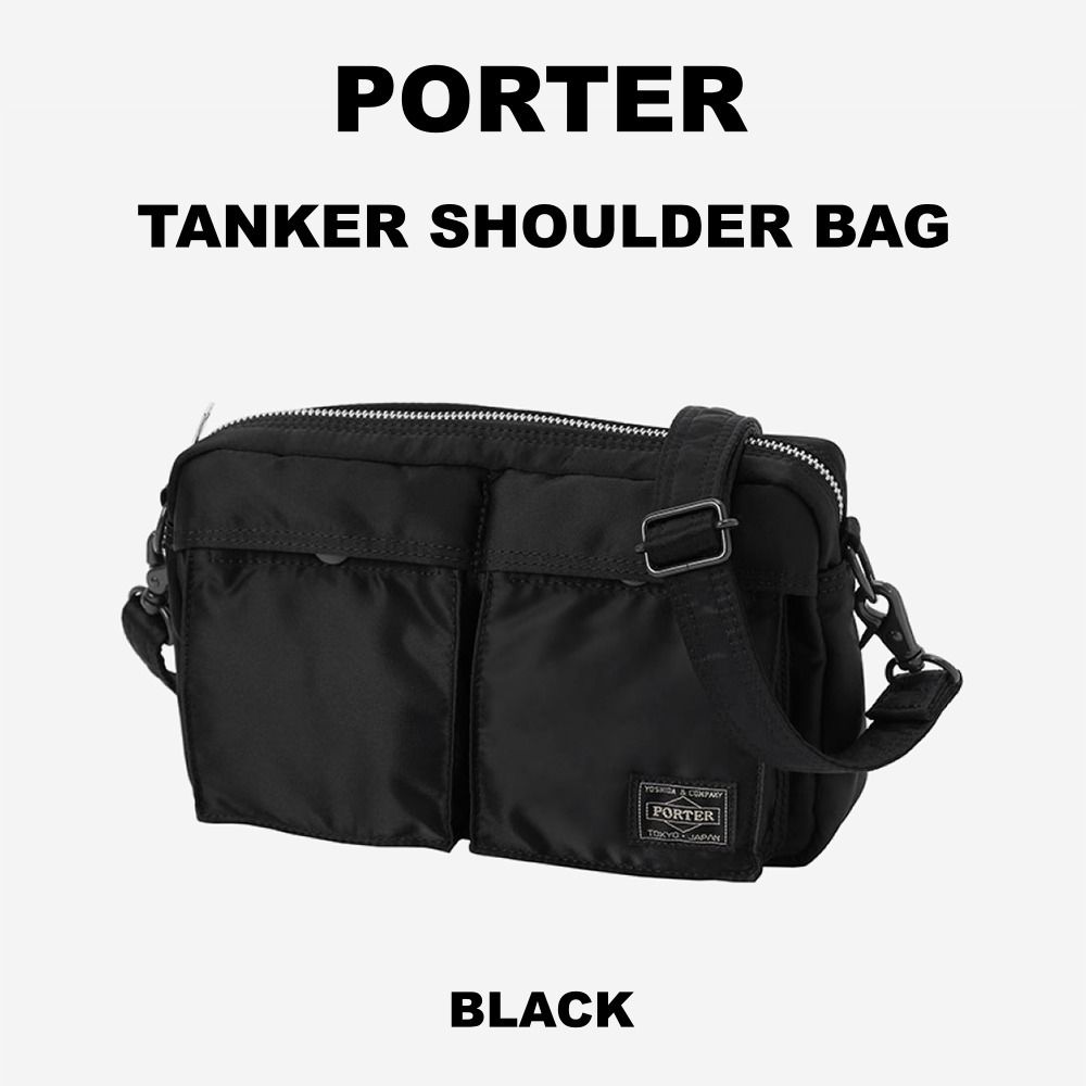 【PORTER 】 TANKER SHOULDER BAG BLACK