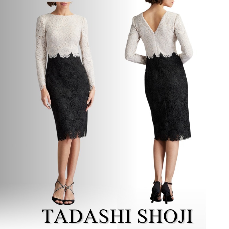 TADASHI SHOJI タダシ ショウジ ワンピース ツートーン
