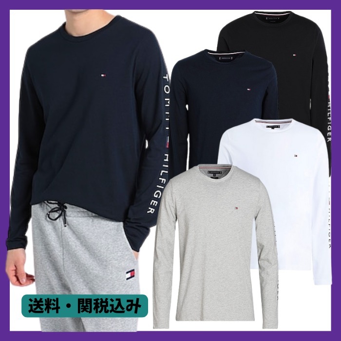 【関税・送料込み】 JEANS  LOGO LONG SLEEVE T-SHIRT