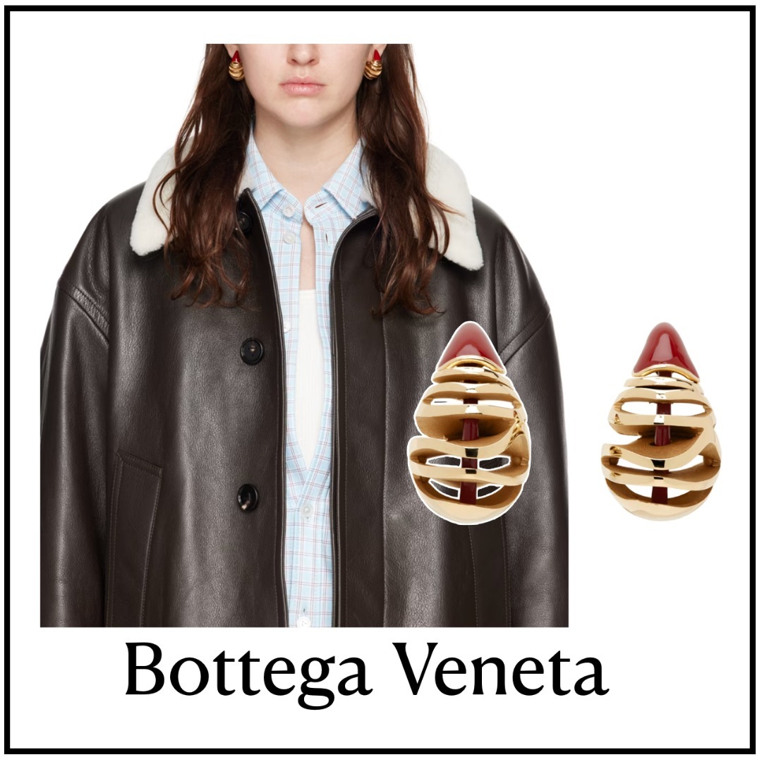 【Bottega Veneta】ゴールド Drop ピアス