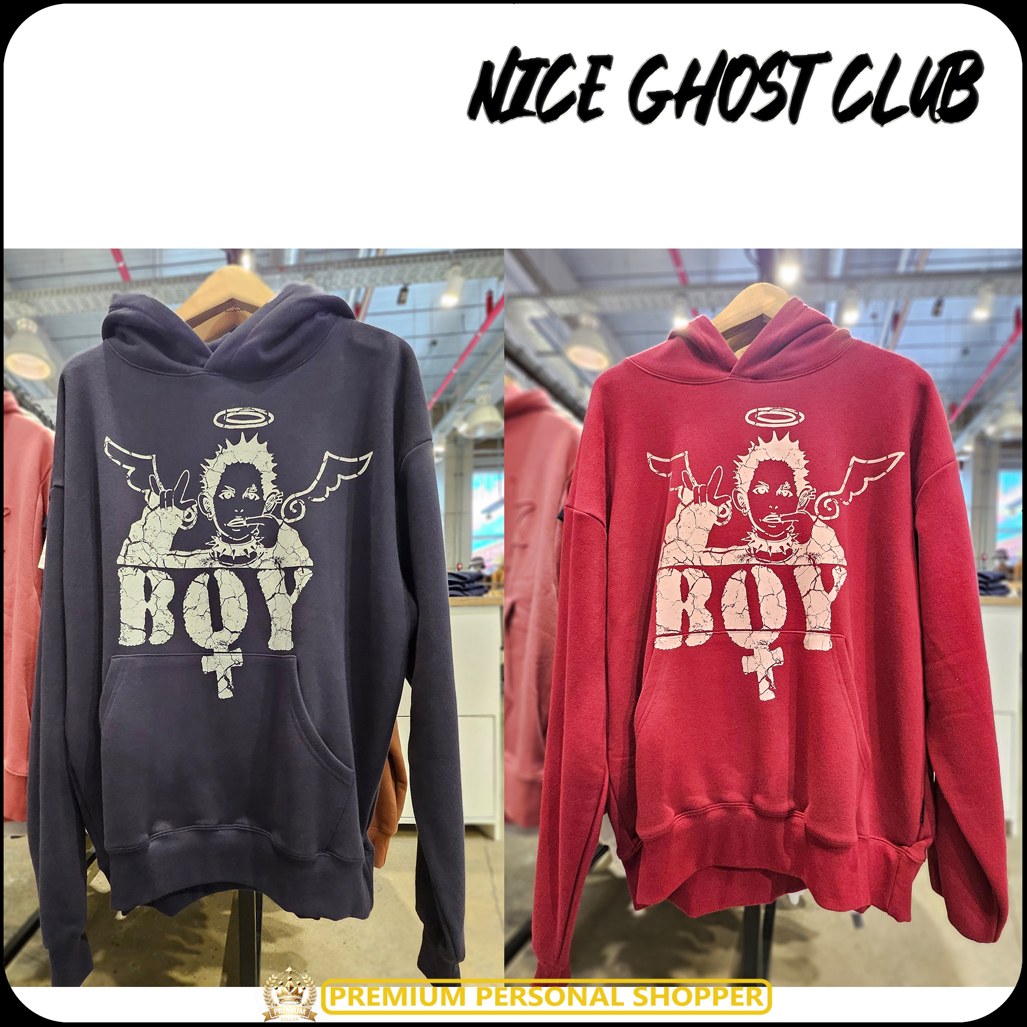 [ NICE GHOST CLUB]★24FW★韓国大人気★ANGEL BOY HOODIE