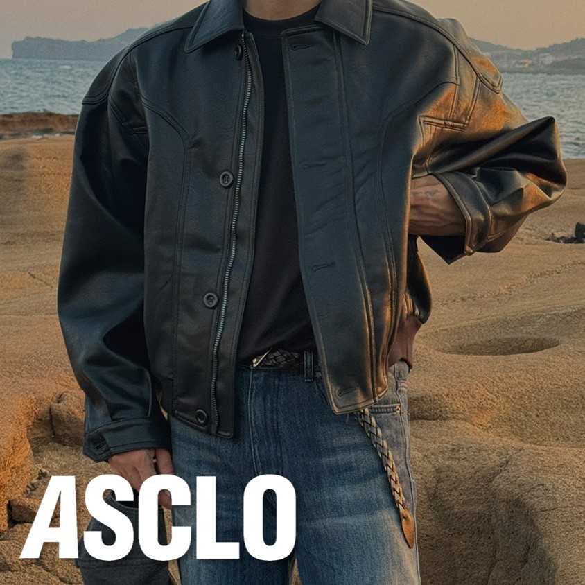 レザージャケット・コート ASCLO Superior Leather Jacket (3color)