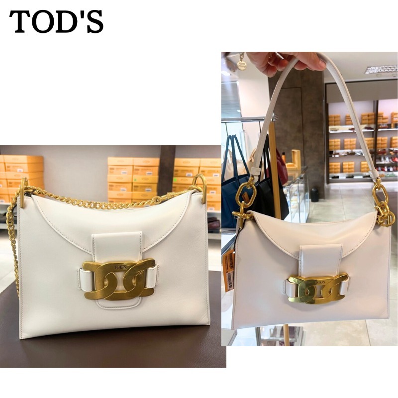 TOD'S トッズ KATE ケイト チェーンショルダーバッグ ロゴ
