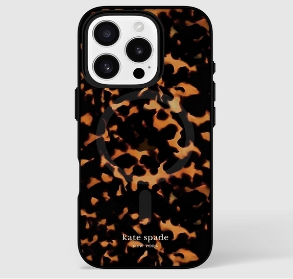 kate spade☆べっ甲 Tortoise タートイズ iPhone 16 Pro 対応