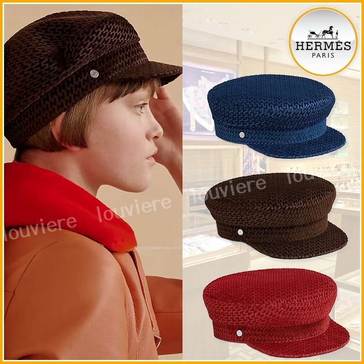 色合いがお洒落♡【HERMES】 TESSアウトドアキャップ