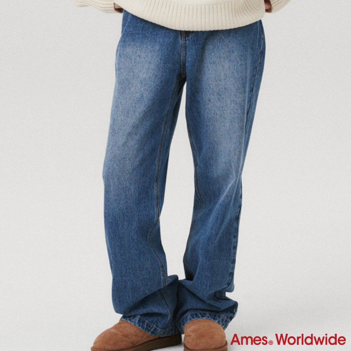 ★AMES-WORLDWIDE★BASIC DENIM PANTS BLUE★正規品/直送料込