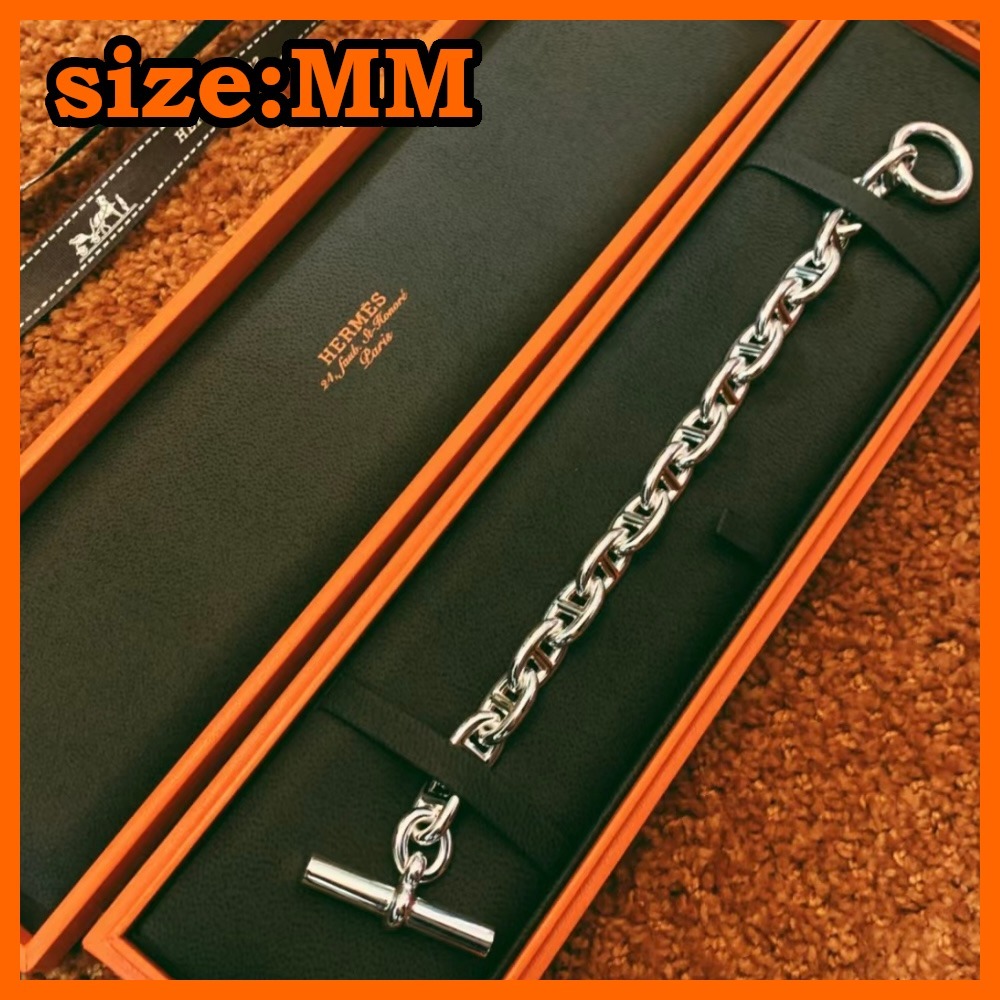 【大人気☆入手困難】HERMES シェーヌダンクル ブレスレット MM