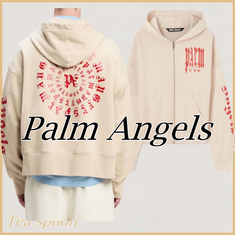 Palm Angels◆Logo vertigo ジップ フーディ パーカー 送料込