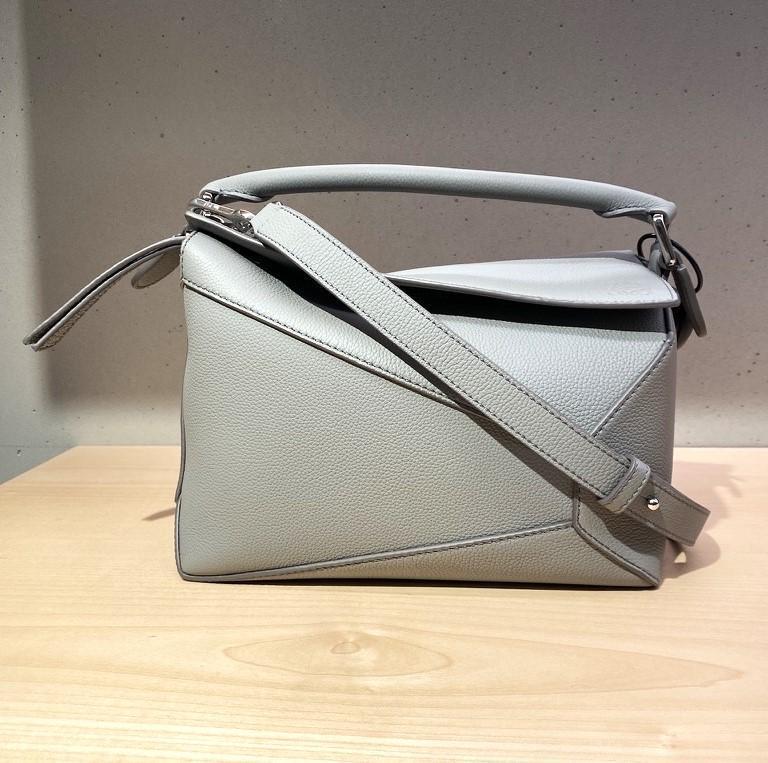 NEW LOEWE パズルバッグ ミニ PearlGray▲A510P88X161150