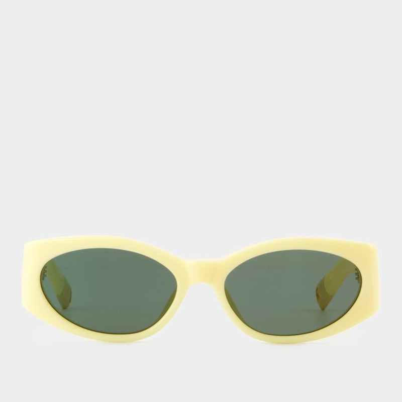 サングラス JACQUEMUS Ovalo Sunglasses - Jacquemus - Acetate - Yellow